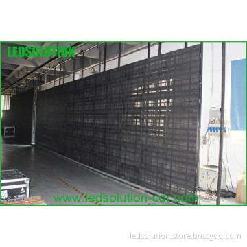 P12.5 Stage Mesh Screen LED Curtain Display